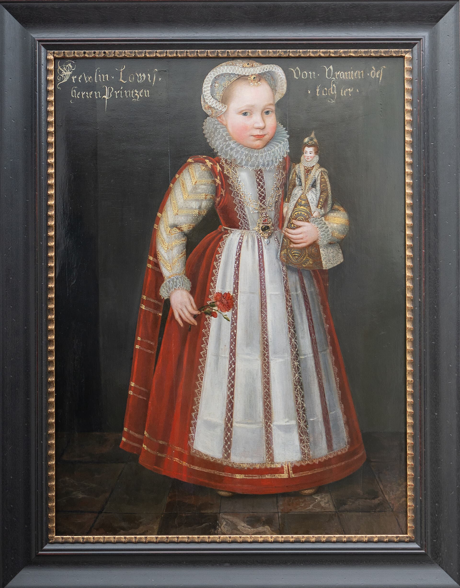 Object: A 3496, Daniel van den Queborn (1552 - 1618), Adrian Thomasz Key (1544 - 1590), Louise Juliana von Oranien-Nassau, nach 1581