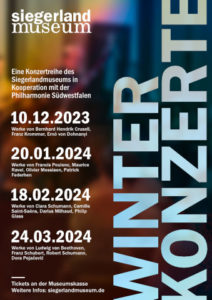 Plakat Winterkonzerte 2023 - 2024